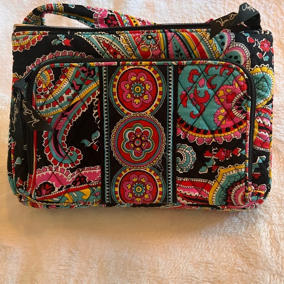 Black floral small Vera Bradley purse. - Picture 4 of 4